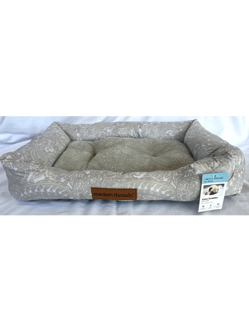 Cozy Cuddler Plush Small Pet Bed - Picture 8 of 12